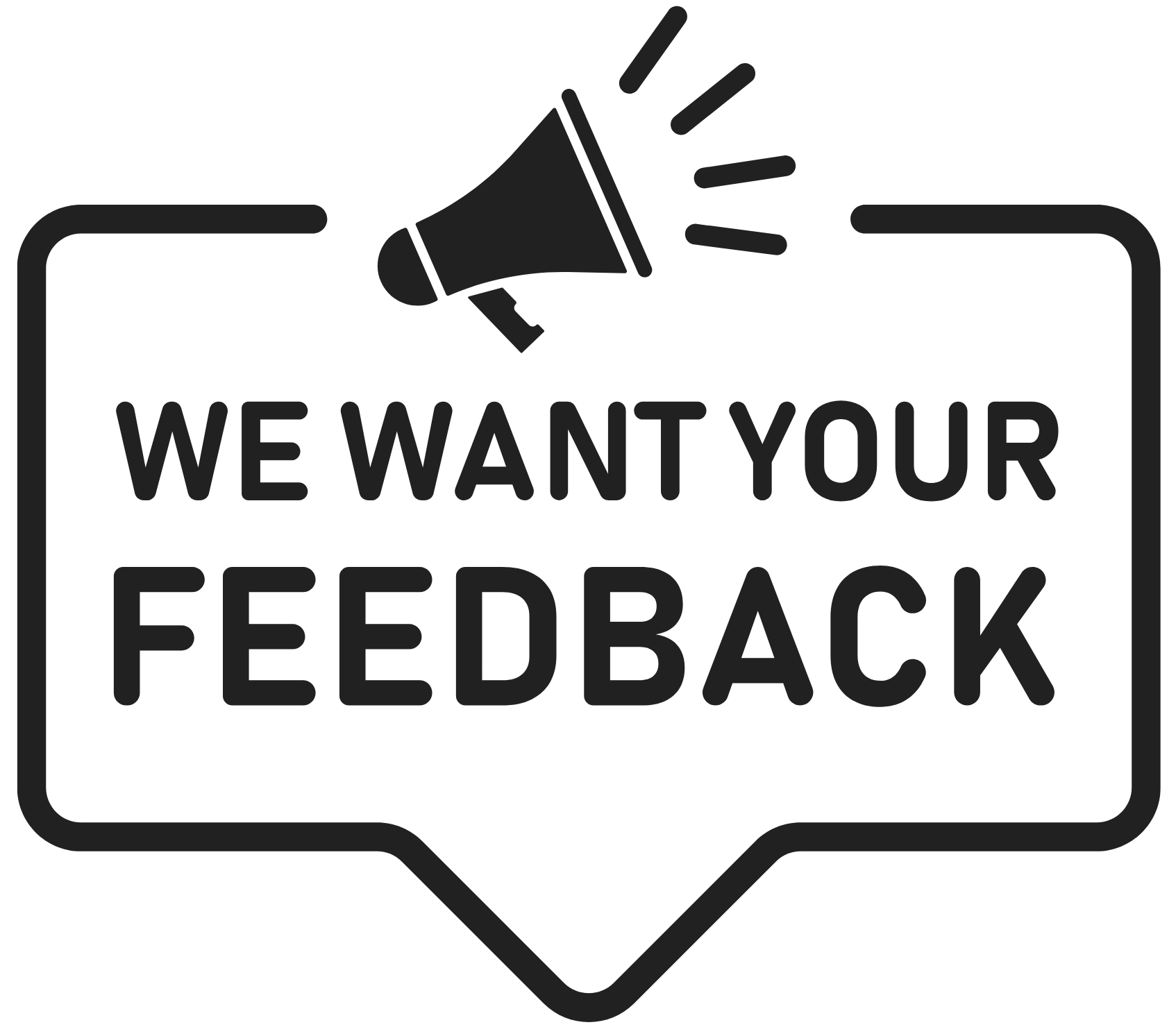 Feedback wanted icon
